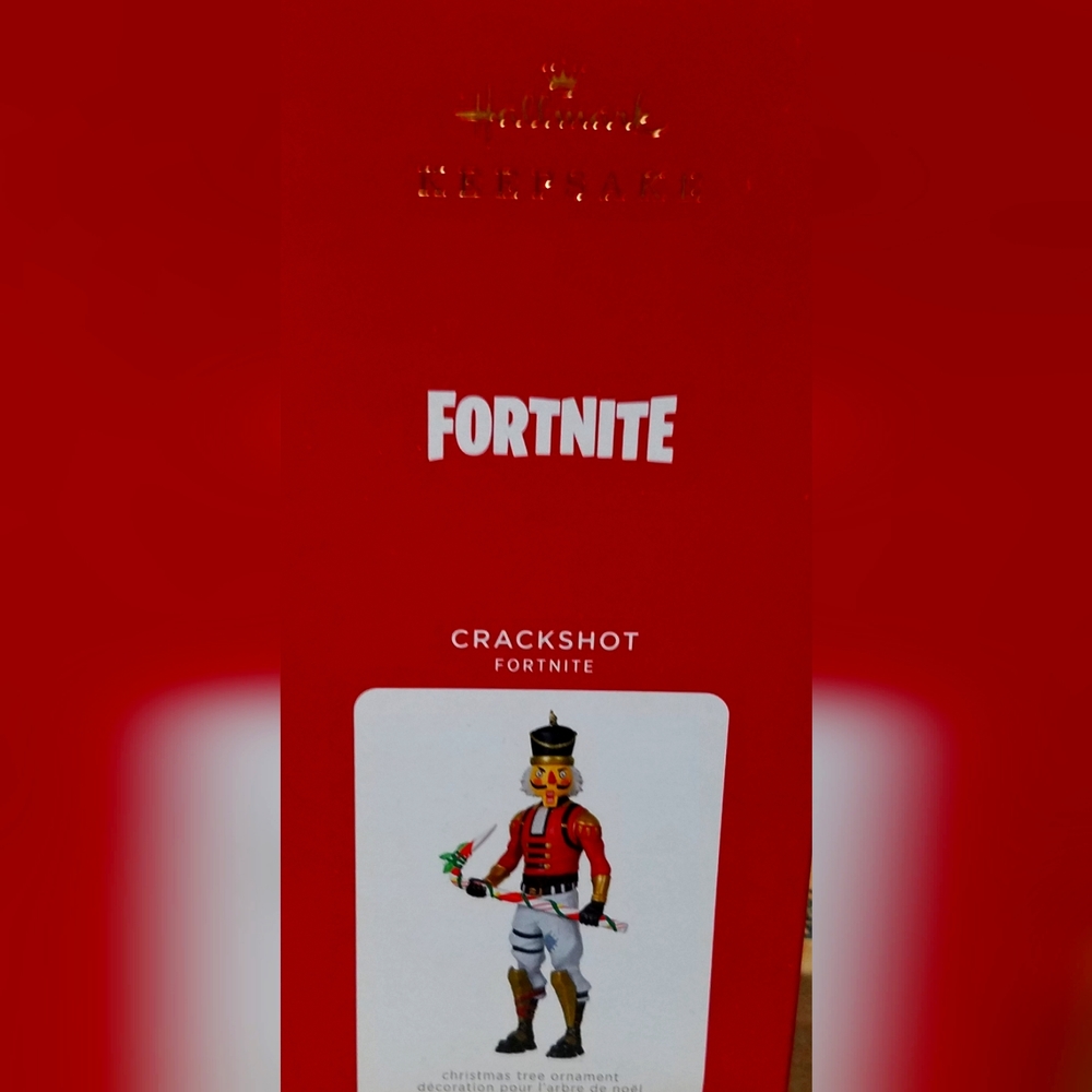 Hallmark Christmas Ornament Fortnite Crackshot
